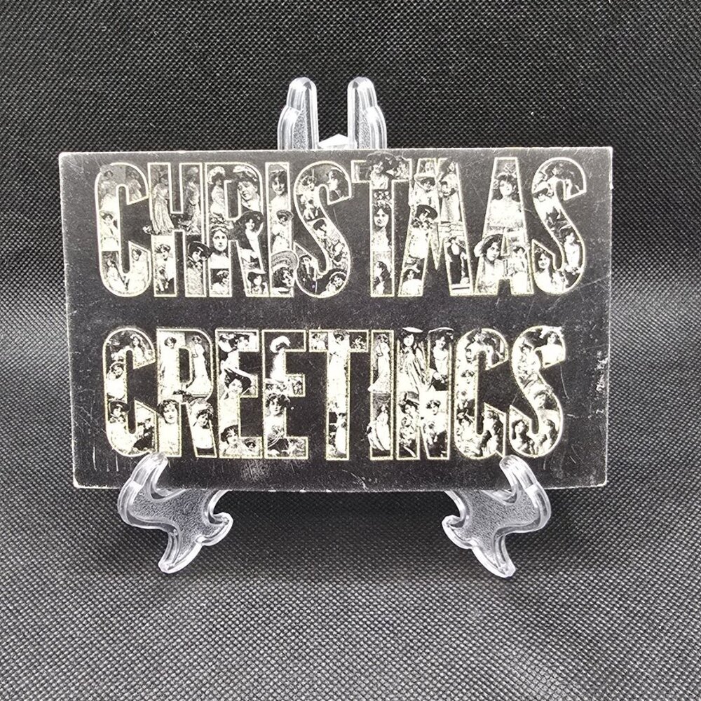Large Letter postcard Christmas Greetings c1906 Royal Pub Co.